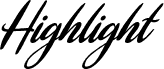 Highlight Italic