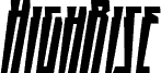 HighRise BB Italic