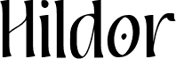 Hildor 字体预览