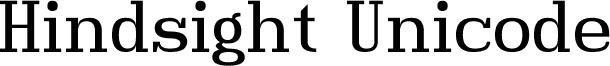 Hindsight Unicode Regular