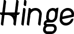 Hinge DEMO Semi Bold Italic