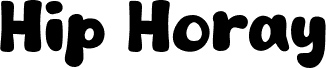 Hip Horay font