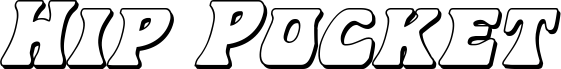 معاينة خط Hip Pocket 3D Italic