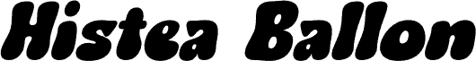 Histea Ballon Italic DEMO VERSI Italic