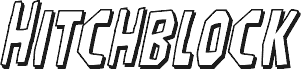 Preview of the Hitchblock 3D Italic font