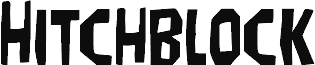 Preview of the Hitchblock Expanded font