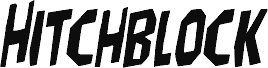 Preview of the Hitchblock Rotalic font