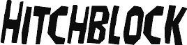 Preview of the Hitchblock Rotated 2 font