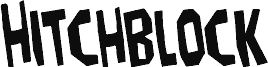 Preview of the Hitchblock Rotated font