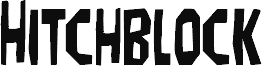 Preview of the Hitchblock font