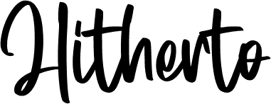Hitherto font