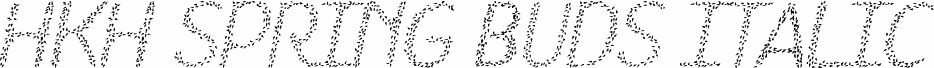 HKH Spring Buds Italic