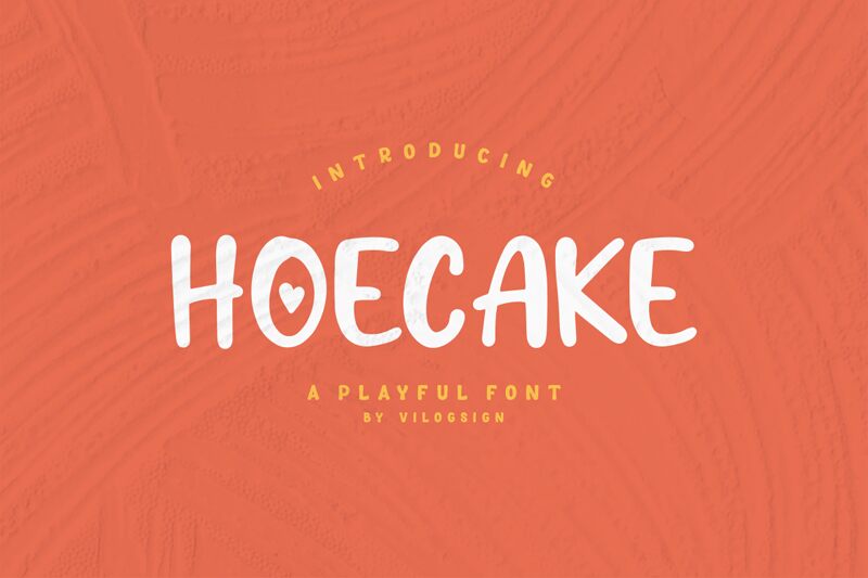 Hoecake Schriftart