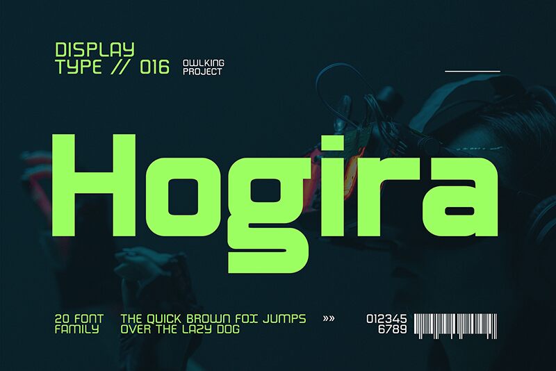 Hogira Schriftart