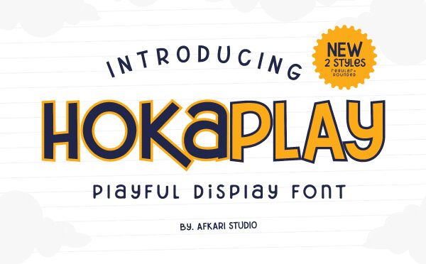 Hokaplay Czcionka