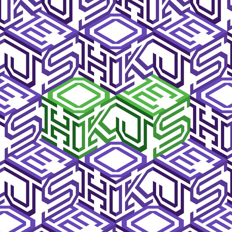 Hokjesgeestcube Schriftart