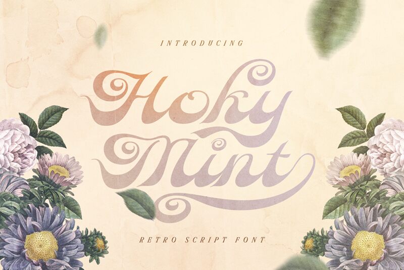 Hoky Mint Schriftart