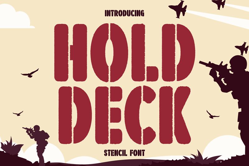 Hold Deck フォント