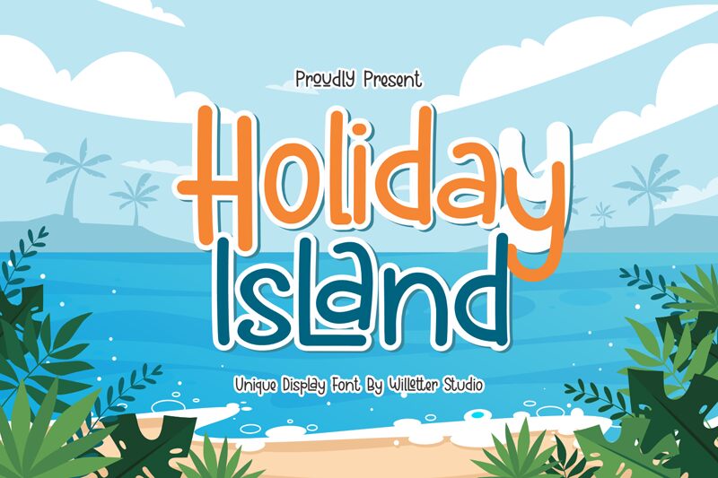 Holiday Island Czcionka