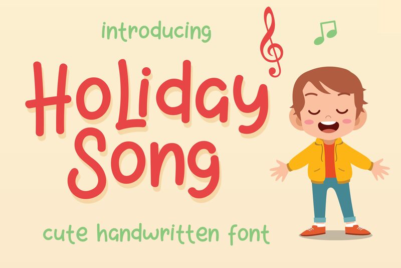 Holiday Song Schriftart