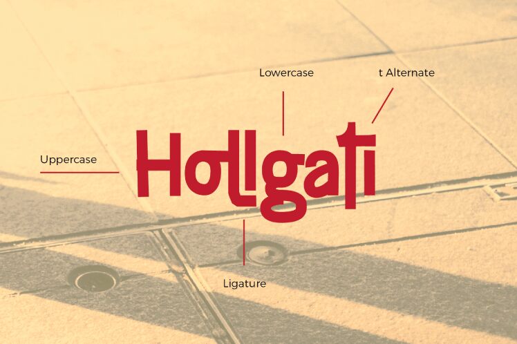 Hollgati Schriftart