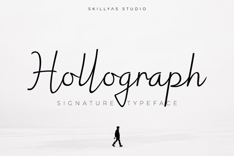 hollograph الخط 