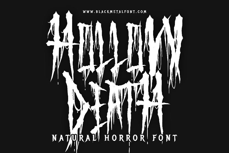 Hollow Death Schriftart