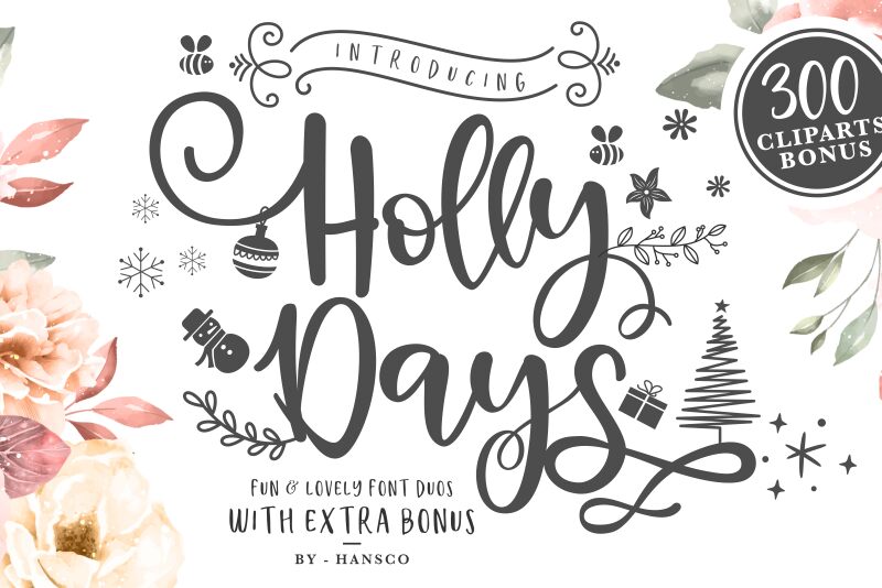Holly Days Czcionka