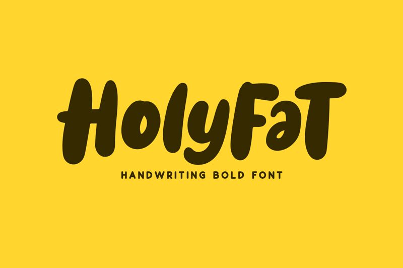 Holyfat Schriftart