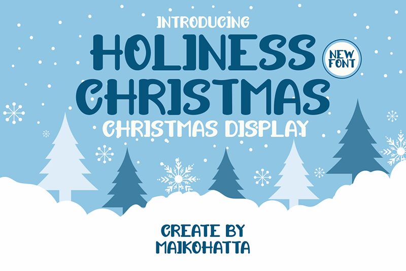 HOLYNESS CHRISTMAS Schriftart