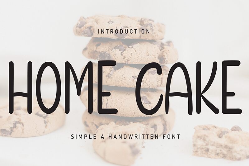 Home Cake 字体