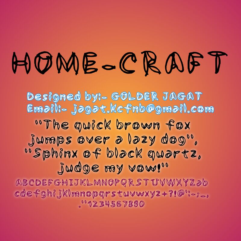 home-craft-regular-font