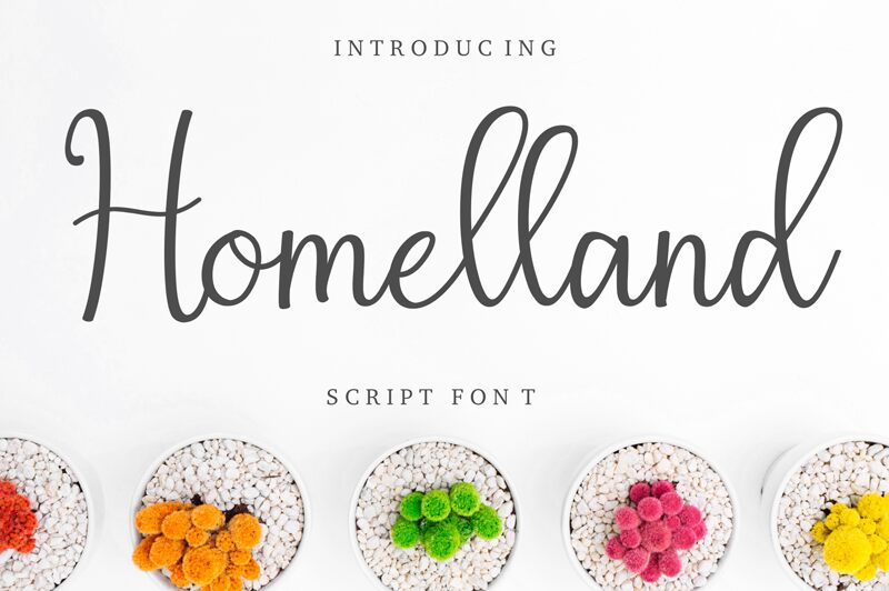 Homelland Шрифт