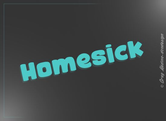 Homesick Czcionka