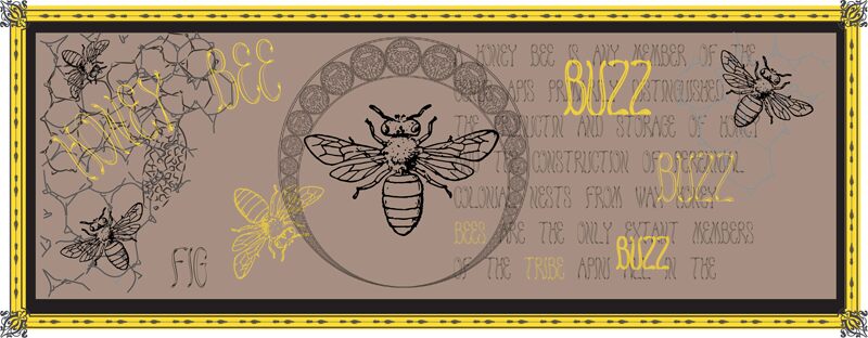 Honey Bee Schriftart