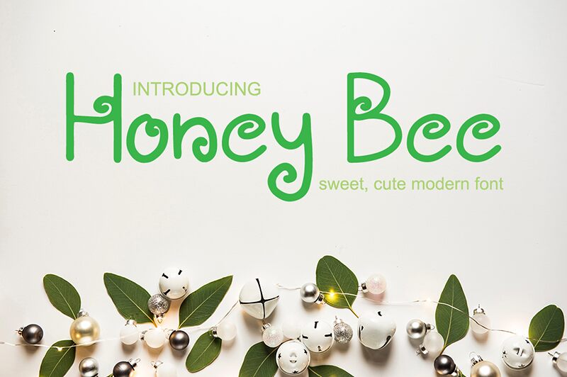 Honey Bee Schriftart