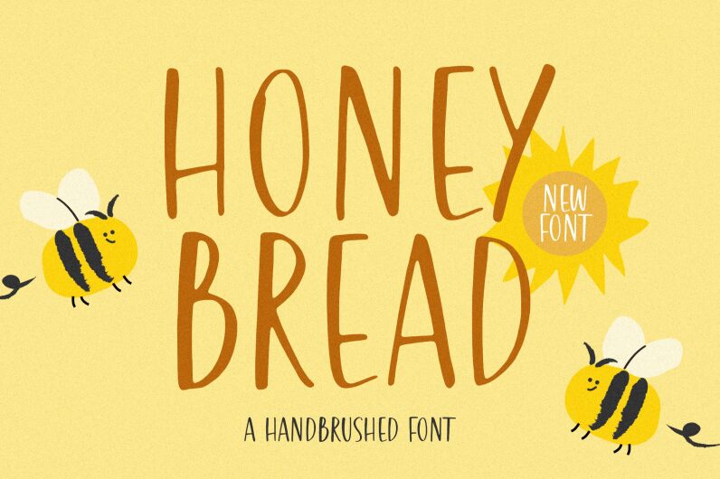Honey Bread Schriftart