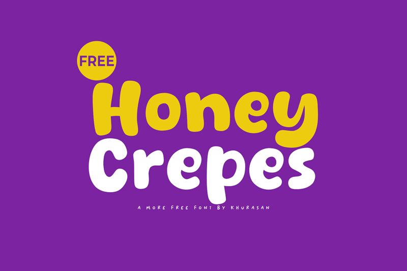 Honey Crepes Czcionka