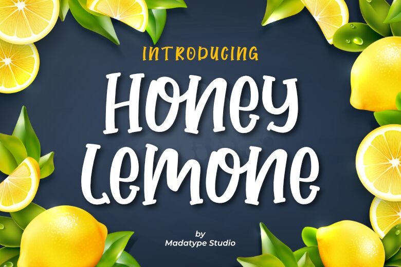 Honey Lemone Schriftart