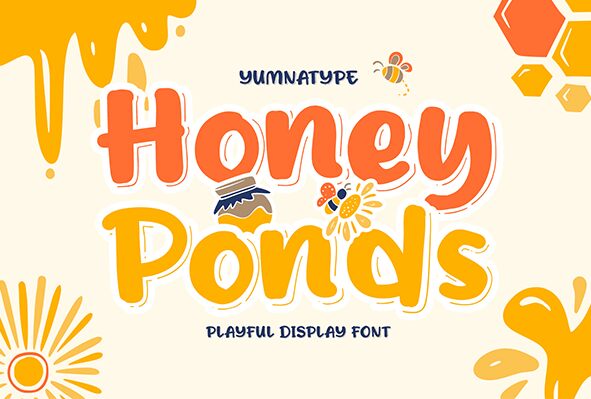 Honey Ponds Schriftart