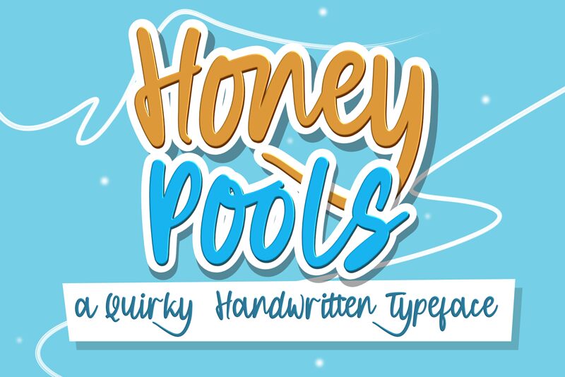 Honey Pools Schriftart