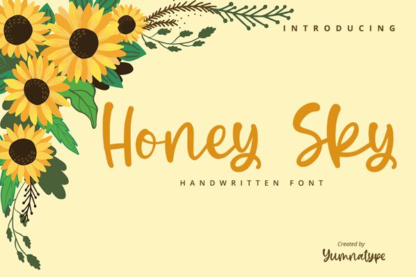 Honey Sky Schriftart