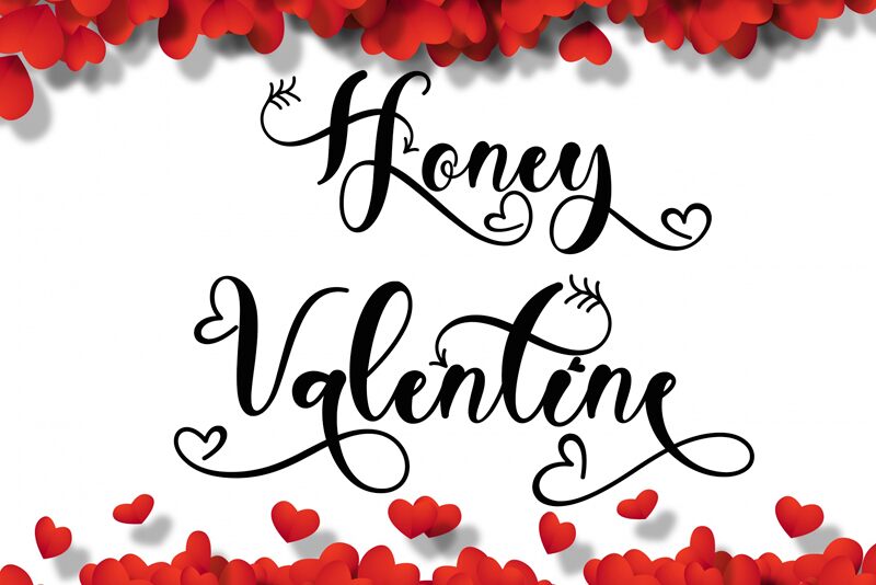 Honey Valentine Czcionka