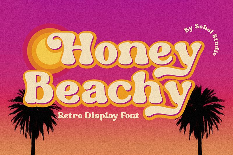 Honey Beachy Schriftart