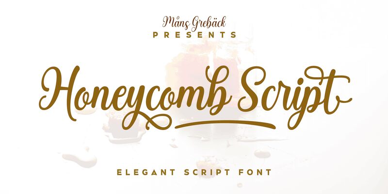 Honeycomb Script Schriftart