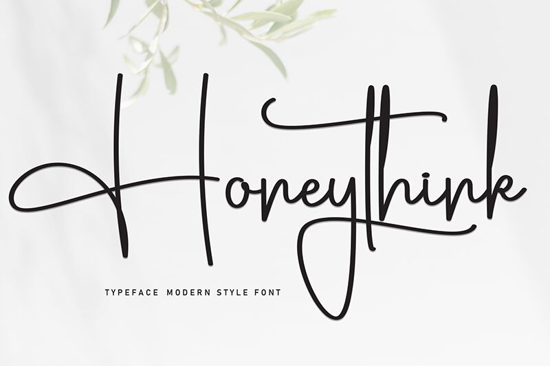 Honeythink 字体