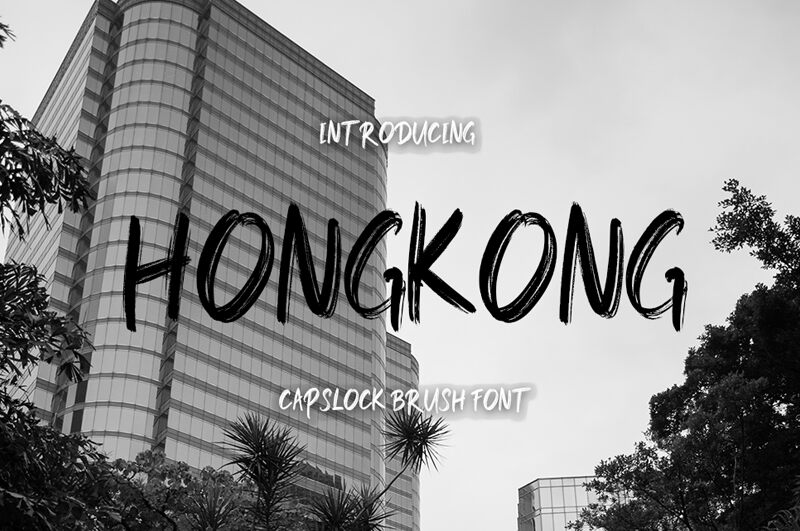 HONGKONG Schriftart