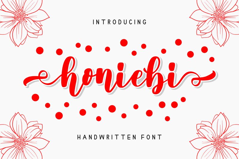 Honiebi Schriftart