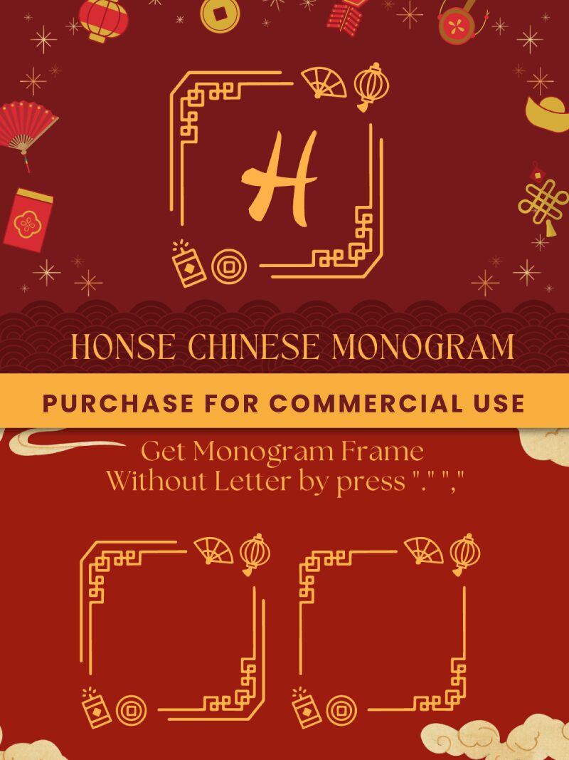 Honse Chinese Monogram Czcionka