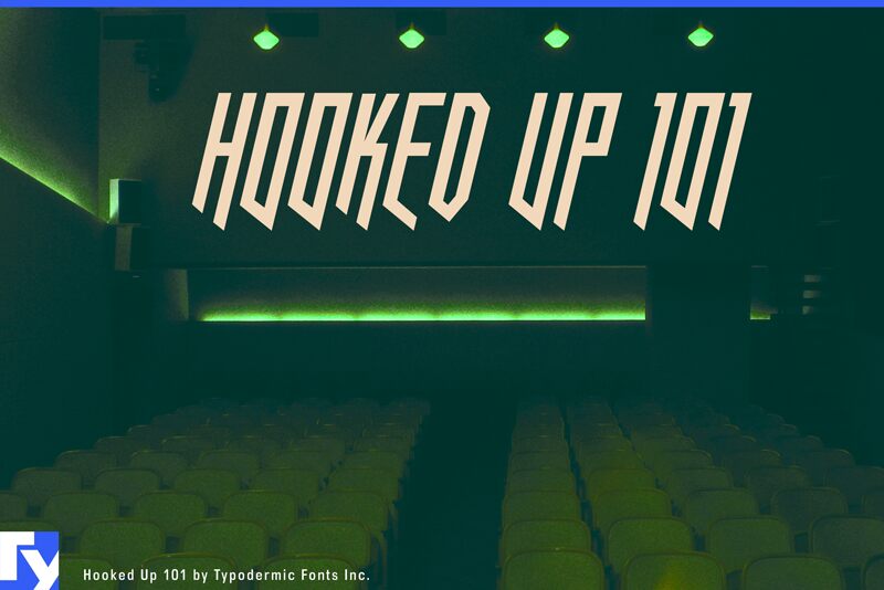 Hooked Up One Oh One Schriftart